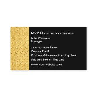Classy Construction Simulated Metal Grating