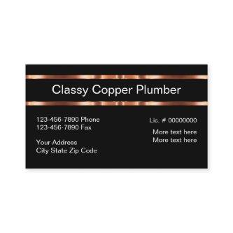 Classy Copper Plumber Design