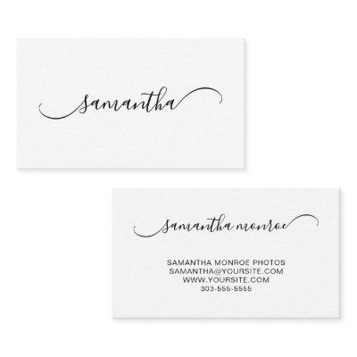 Classy Curved Swash Signature Name