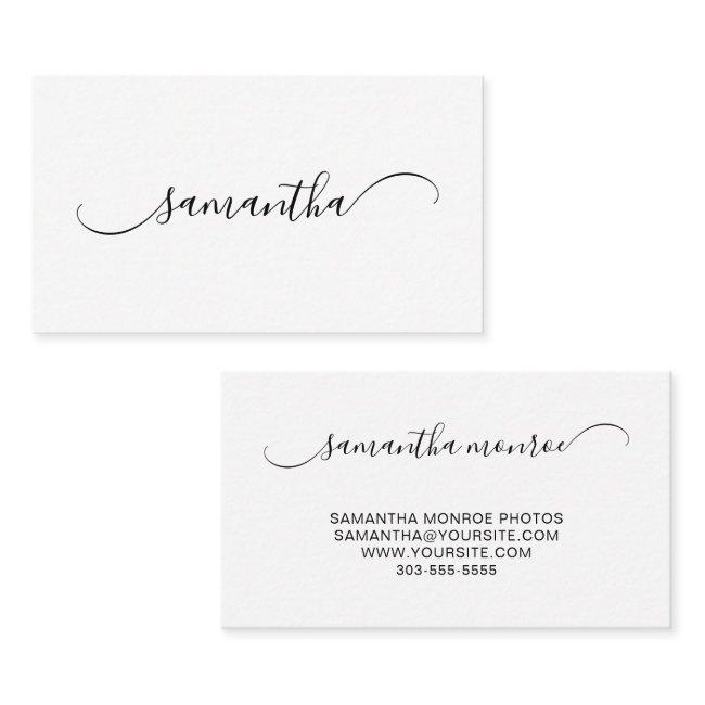 Classy Curved Swash Signature Name