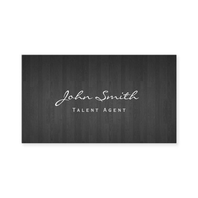 Classy Dark Wood Talent Agent