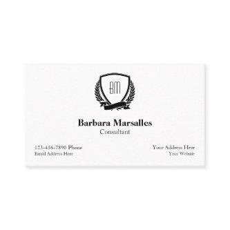 Classy Executive Monogram Style
