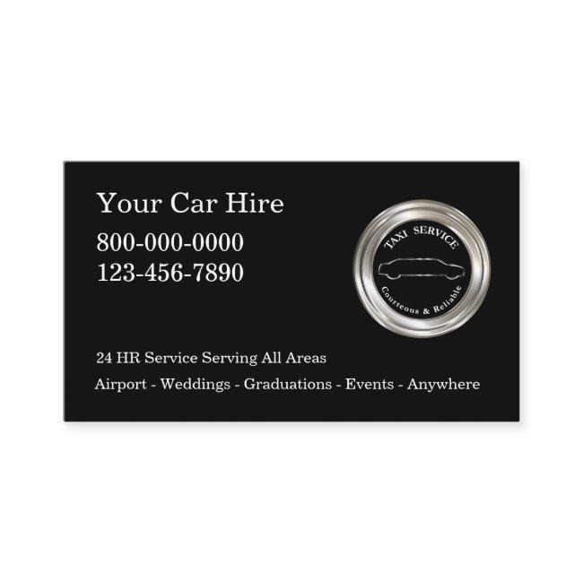 Classy Glossy Taxi Profile Cards