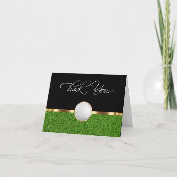 Classy Golf Business Thank You Cards