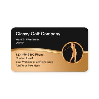 Classy Golf Theme Modern