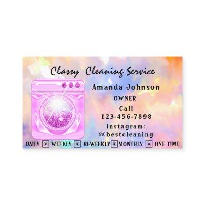 Classy House Cleaning Services Maid Pink Laundy