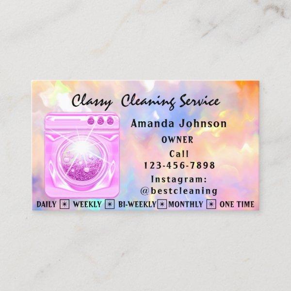 Classy House Cleaning Services Maid Pink Laundy