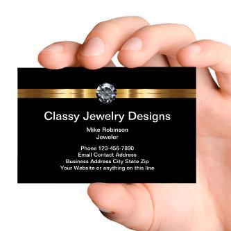 Classy Jewel And Gold Digital Design Jewelry Store