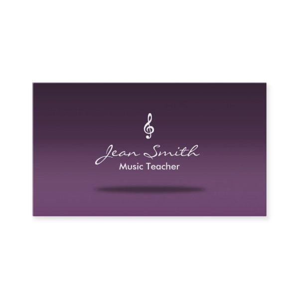 Classy Lavender Purple Music Teacher