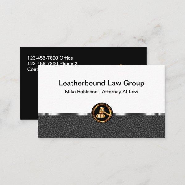 Classy Leather Look Attorney