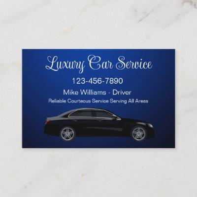 Classy Luxury Car Service Taxi Driver