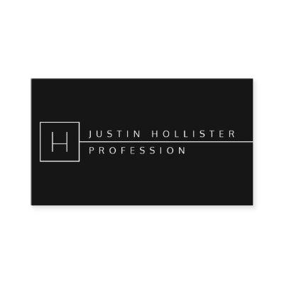 Classy Modern Minimalist | Black & White