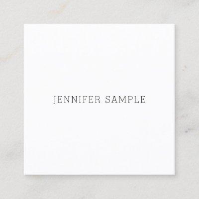 Classy Modern Simple Design Template Sophisticated Square