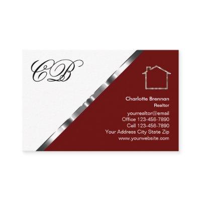 Classy Monogram Real Estate Agent