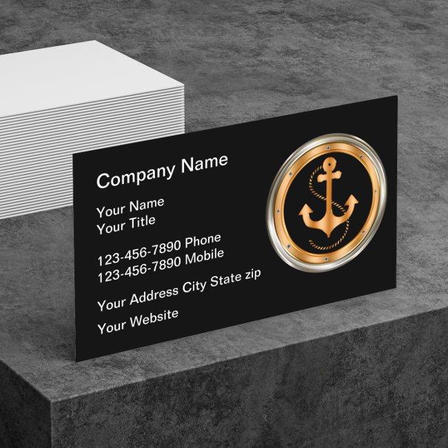 Classy Nautical Anchor Design