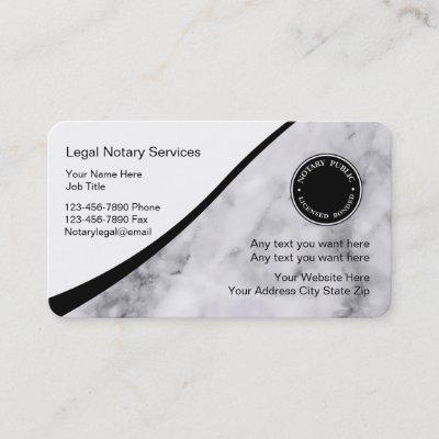 Classy Notary Public  Template