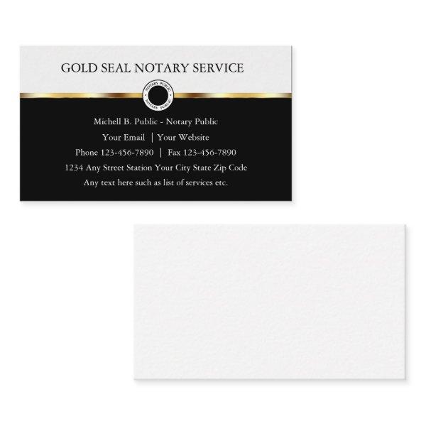 Classy Notary Public Design