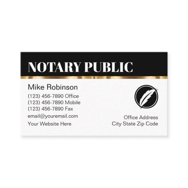 Classy Notary Public Editable