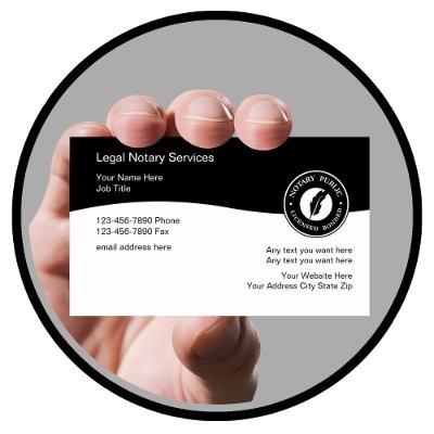 Classy Notary Public Modern  Template