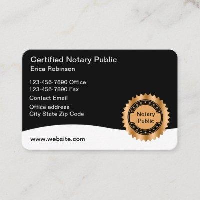Classy Notary Public Seal Theme