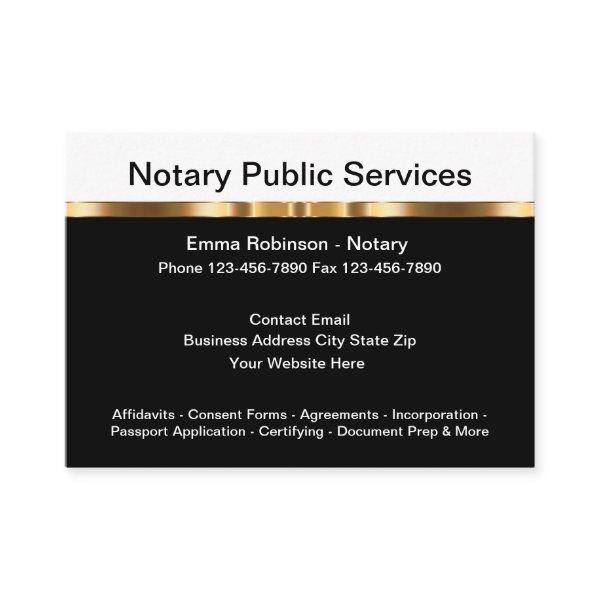 Classy Notary Public Upscale