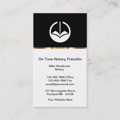 Classy Notary Public Vertical