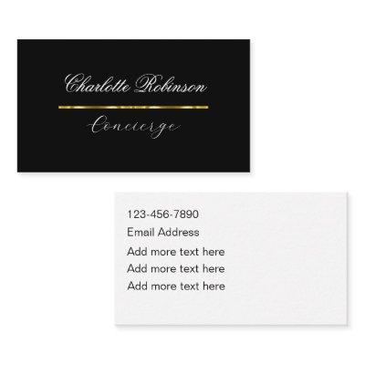 Classy Personal Concierge Assistant