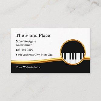 Classy Piano Keys Musical Theme