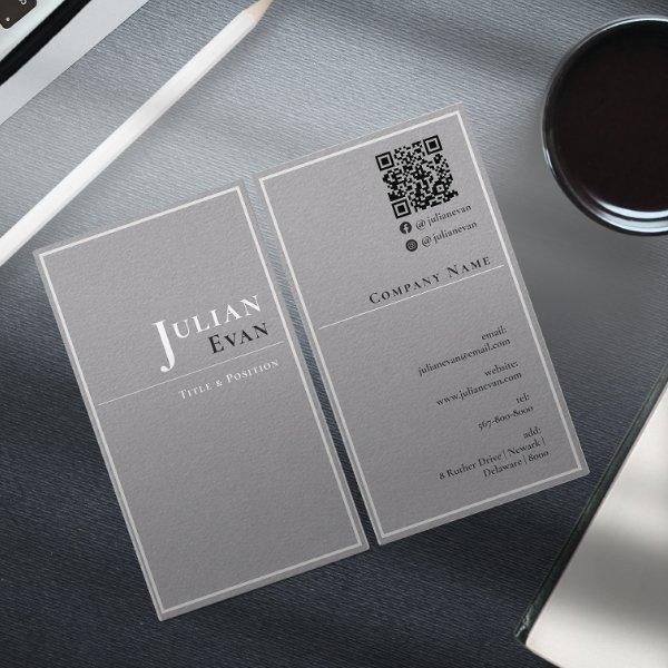 Classy Professional Monotone