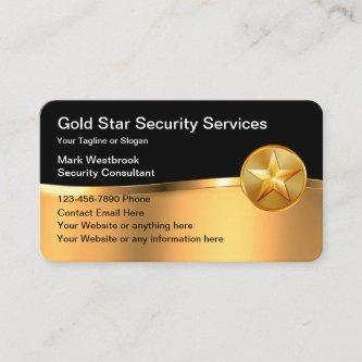 Classy Security Services Star Emblem