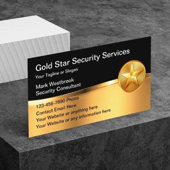 Classy Security Services Star Emblem