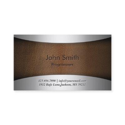 Classy Steel & Leather Programmer