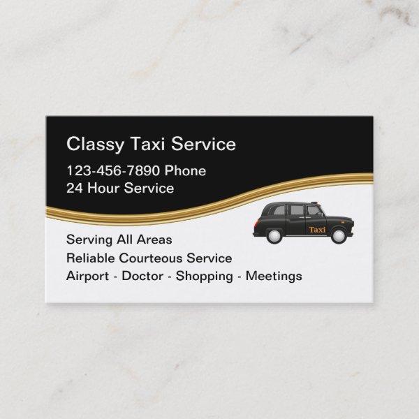 Classy Taxi Service Modern