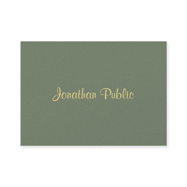 Classy Template Handwriting Modern Professional