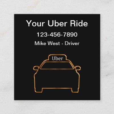Classy Unique Uber Driver Ride Hailing Square