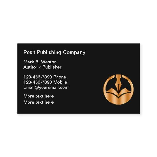 Classy Upscale Author Publisher