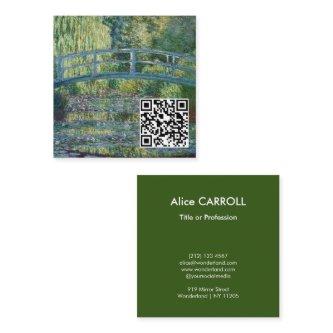 Claude Monet - Green Harmony - QR Code Square