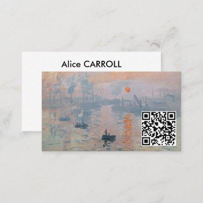 Claude Monet - Impression, Sunrise - QR Code