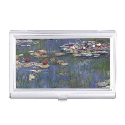 Claude Monet Impressionist Water Lillies Painting  Case