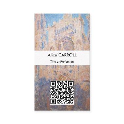 Claude Monet - Rouen Cathedral at sunset - QR Code