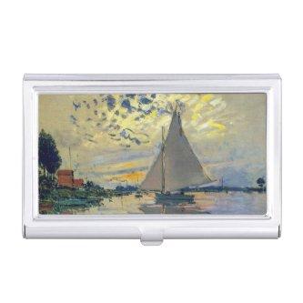 Claude Monet - Sailboat at Le Petit-Gennevilliers  Case