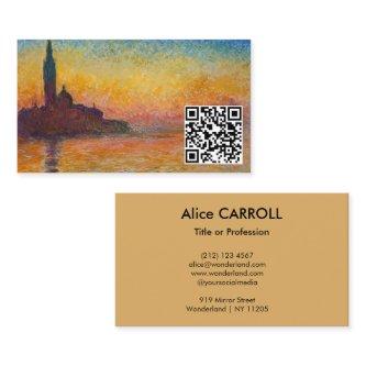 Claude Monet - San Giorgio Maggiore Dusk - QR Code