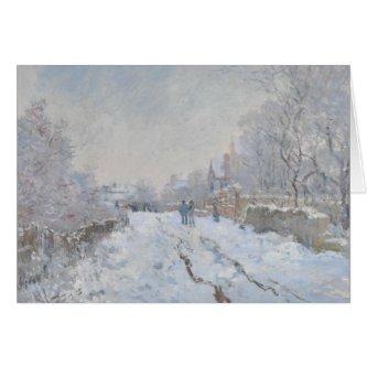 Claude Monet - Snow Scene at Argenteuil