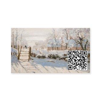 Claude Monet - The Magpie - QR Code