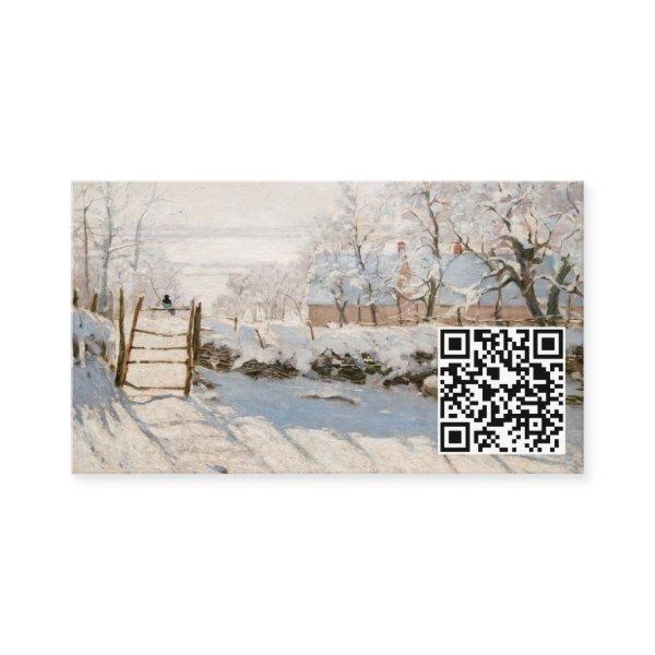 Claude Monet - The Magpie - QR Code