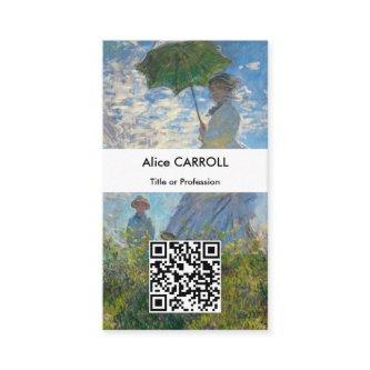Claude Monet - The Promenade - QR Code