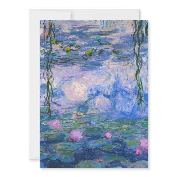 Claude Monet - Water Lilies, 1916 Holiday Card