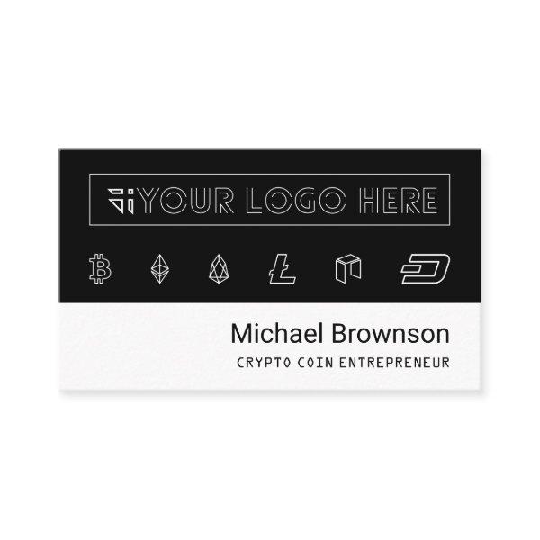 Clean Crypto Coin Entrepreneur Bitcoin Accepted