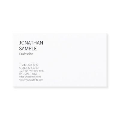Clean Design Modern Trendy Cool Professional Plain