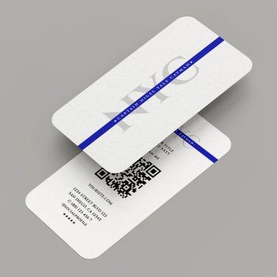 Clean Minimal Blue Line Law Police Initials